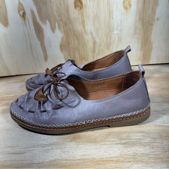 Spring Step Berna Taupe Leather Shoes Women’s Size 9 - Picture 1 of 8
